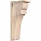 Ekena Millwork Yorktown Smooth Corbel w/Backplate, Douglas Fir, 7 1/2"W x 12"D x 28"H COR08X12X28YOR01SDF - alternate 1